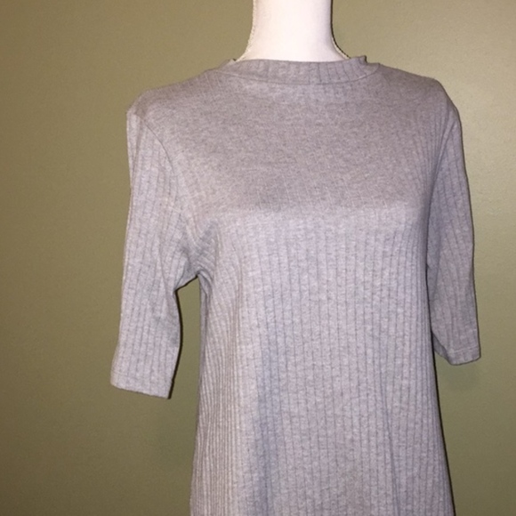 Uniqlo cotton ribbed tee shirt dress - Picture 2 of 7